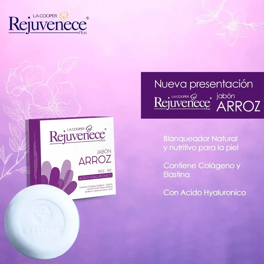 JABÓN DE ARROZ REJUVENECE