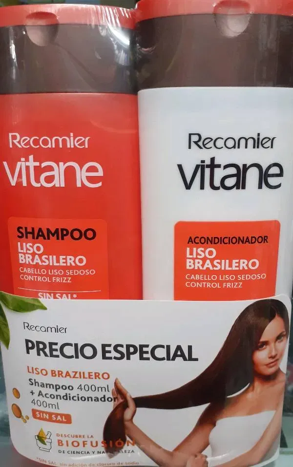 SHAMPO VITANE LIZO + ACONDICIONADOR