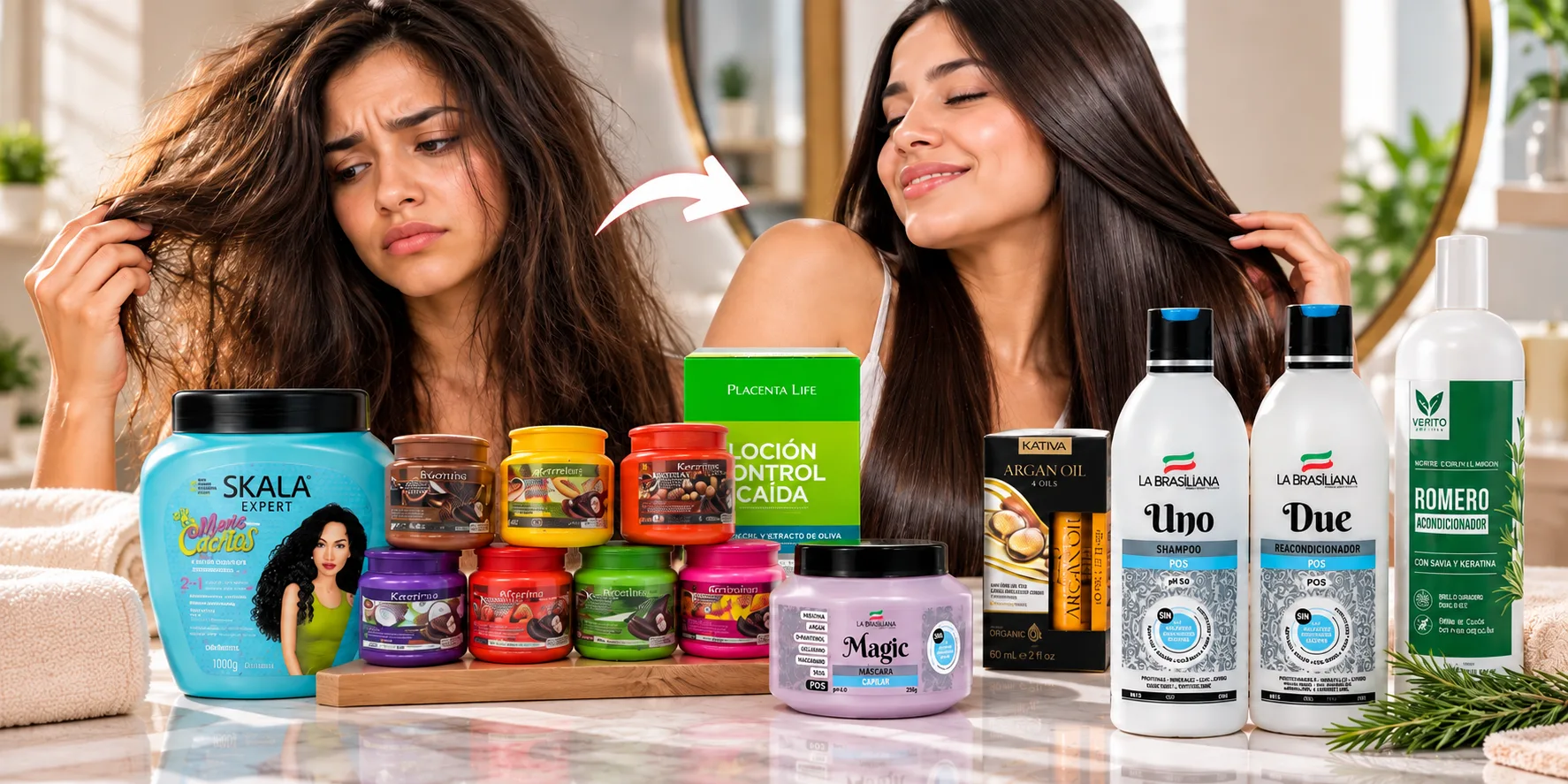 Productos para el cuidado del cabello en Tienda Aissa